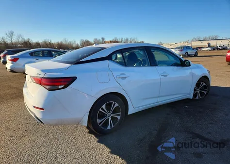 2021 Nissan Sentra Sv z USA, uszkodzony, nr VIN 3N1AB8CV0MY265441